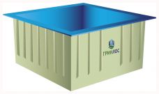 ГРИНЛОС Купель 2000*2000*1200 Прямоугольная