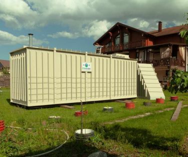 Монтаж погреба ГРИНЛОС ДТБ 5000*2000*2000 с боковым входом через дверь с тамбуром