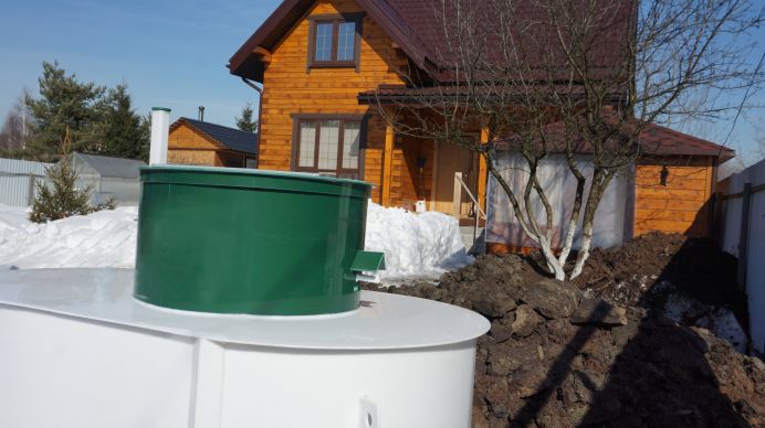 Установка септика ГРИНЛОС Аква 5 Пр низкий корпус