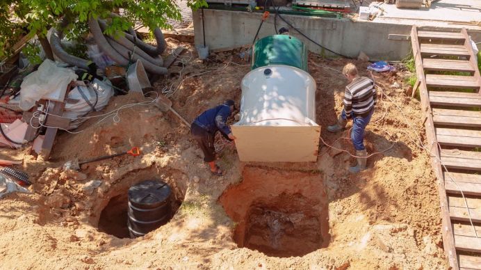 Доставка и монтаж ГРИНЛОС Аэро 3 Пр + дренажный колодец + УФ