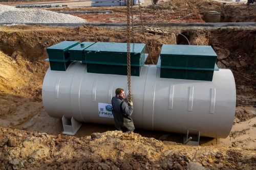 Доставка и монтаж ГРИНЛОС Пром 40 +ГРИНЛОС КНС В-3000/1000