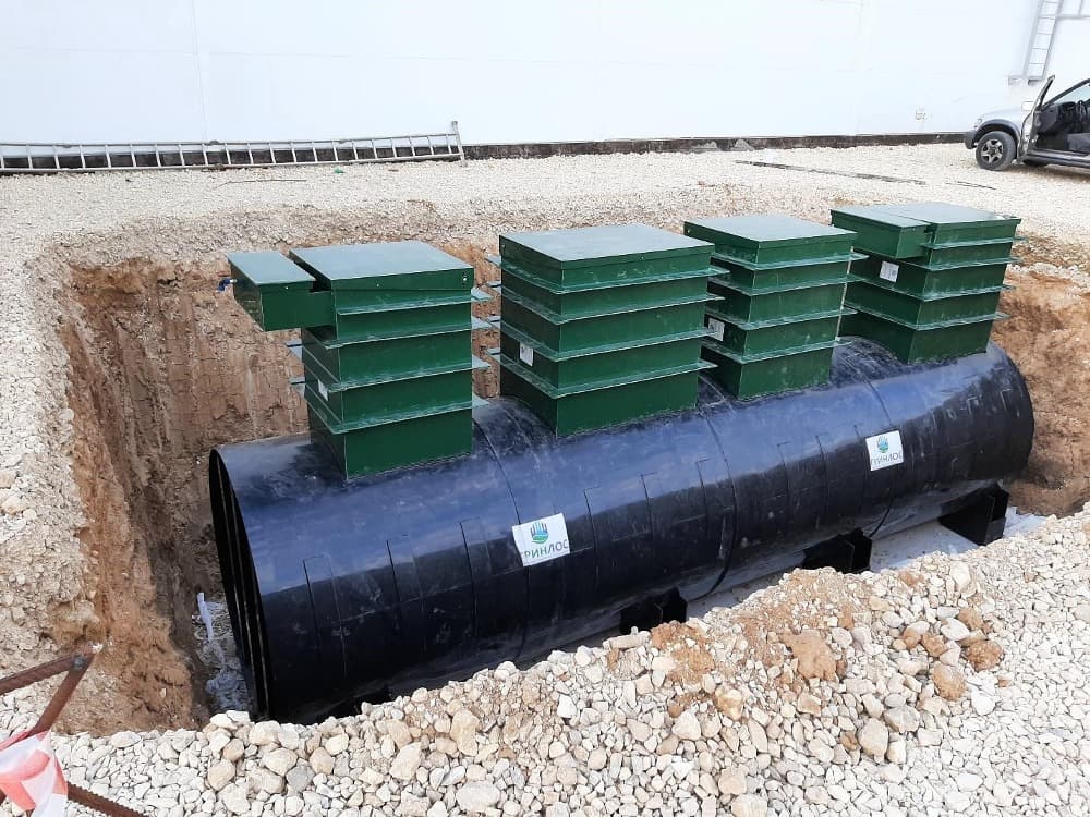 Установка канализации для ресторана